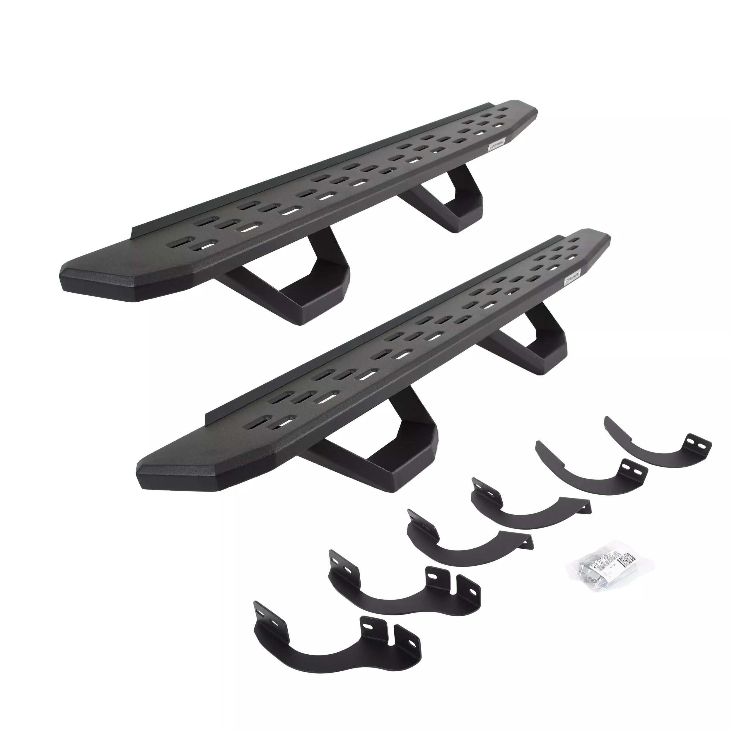 6964256820PC 7 in. RB30 Running Boards w/ Drop Steps 14-24 Toyota 4Runner